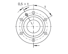 推力角接觸球軸承 ZKLF3590-2Z, 雙向，螺釘安裝，兩側(cè)間隙密封