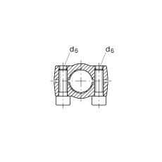 液壓桿端軸承 GIHRK30-DO, 根據(jù) DIN ISO 12 240-4 標準，帶右旋螺紋夾緊裝置，需維護